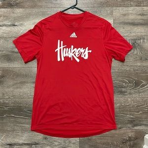 Red Athletic Shirt - University of Nebraska